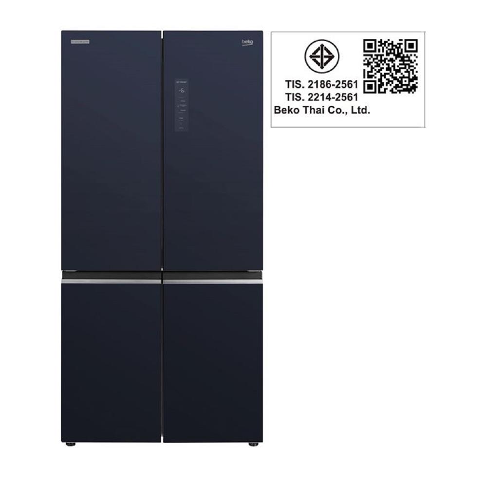 ตู้เย็น MULTI DOOR BEKO GNO52251HFSGBL 18.4 คิว กระจกน้ำเงิน