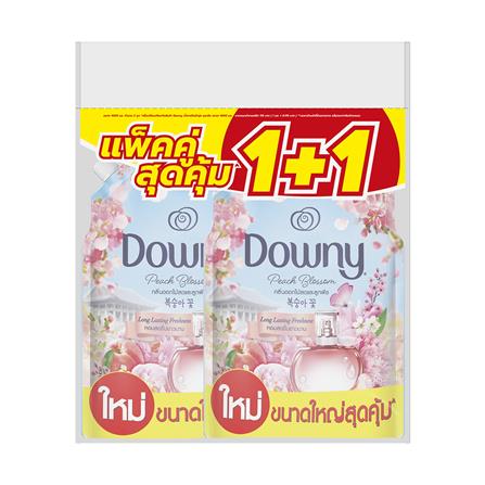 รีฟิลน้ำยาปรับผ้านุ่ม DOWNY ดอกไม้สดและลูกพีช 1.1 ลิตร แพ็ก 1+1_0