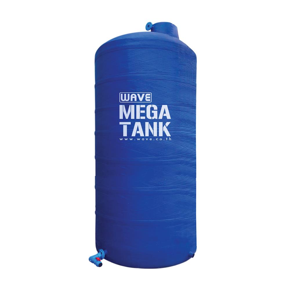 ถังเก็บน้ำไฟเบอร์กลาส WAVE MEKA TANK WWTV2010-10000 ลิตร สีน้ำเงิน