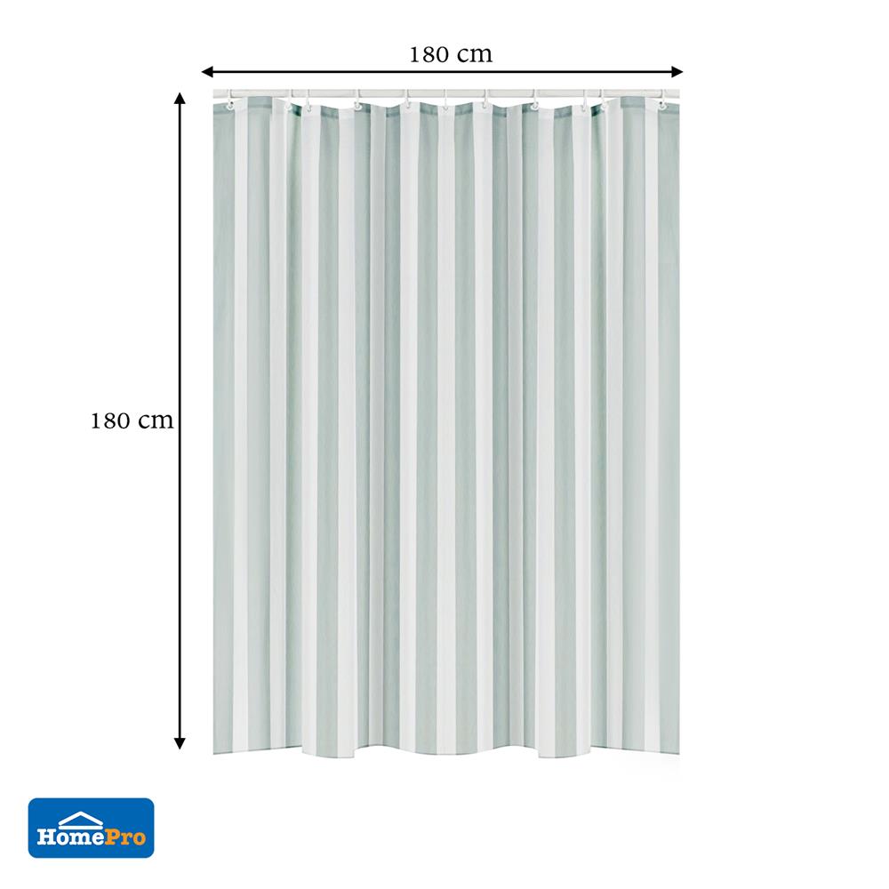 ม่านห้องน้ำ POLYESTER MOYA ACS23034C 180X180 ซม.