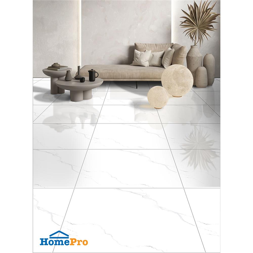 กระเบื้องพื้น 50x50 ซม. DURAGRES โมกิ มาร์เบิล ขาว A 1.5 ตร.ม.