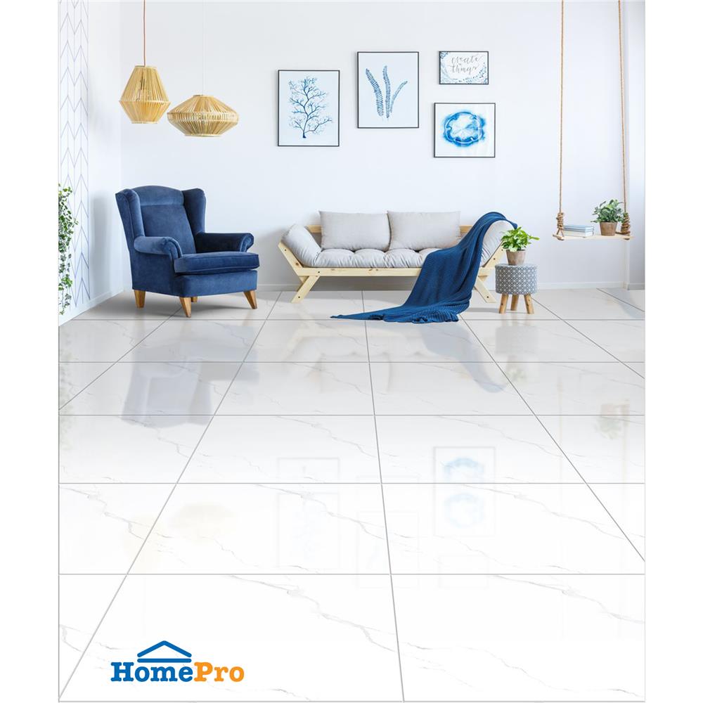 กระเบื้องพื้น 50x50 ซม. DURAGRES โมกิ มาร์เบิล ขาว A 1.5 ตร.ม.