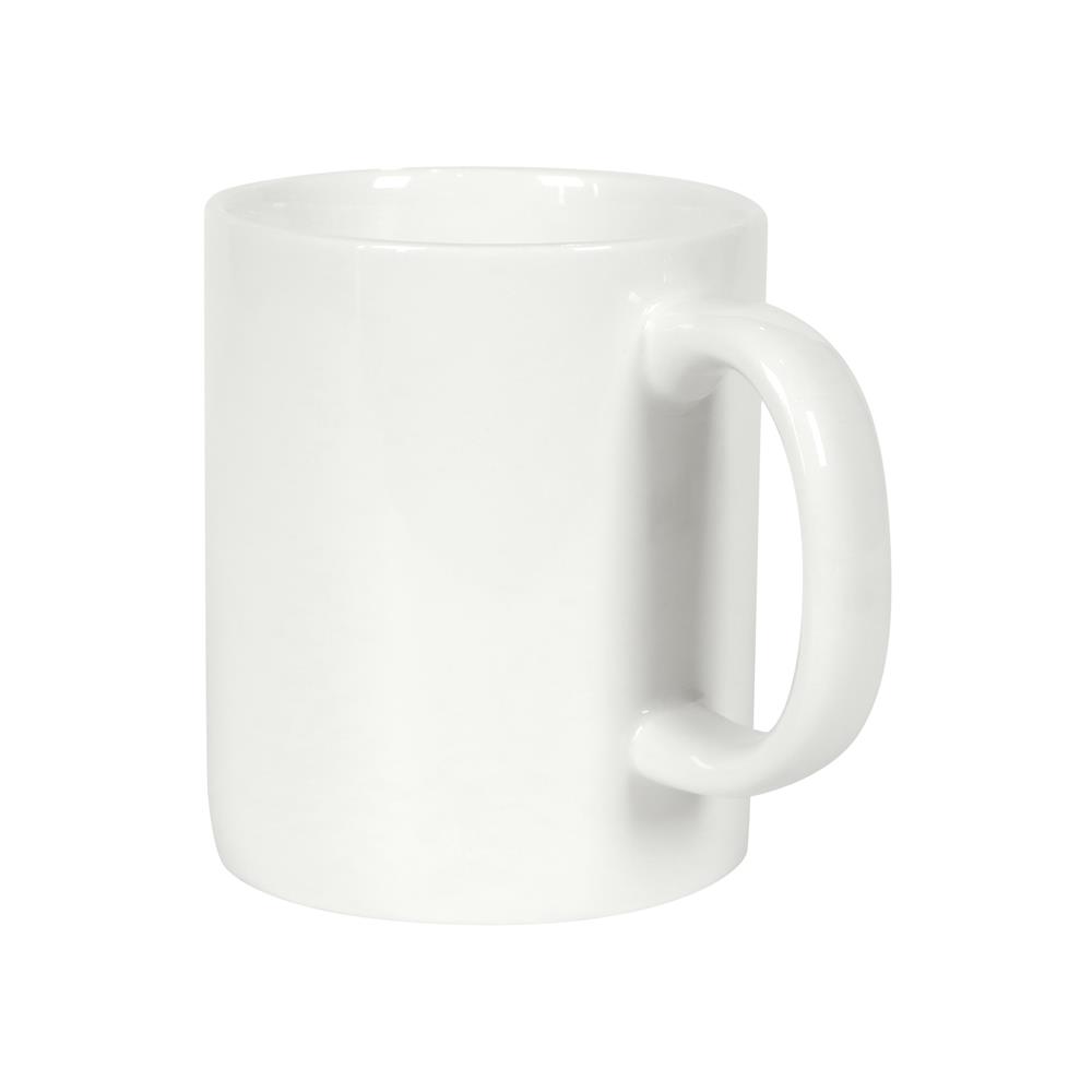 ถ้วยหู PORCELAIN 350 มล. KECH SNOW BASIC สีขาว