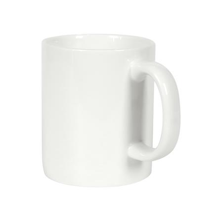 ถ้วยหู PORCELAIN 350 มล. KECH SNOW BASIC สีขาว_2