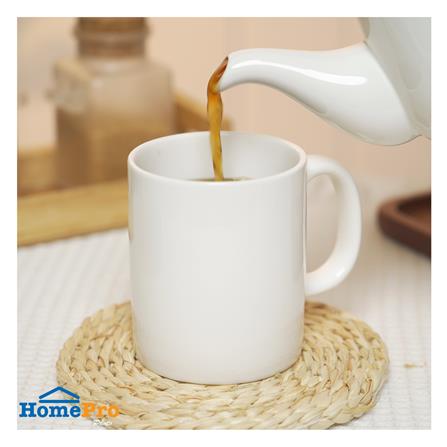 ถ้วยหู PORCELAIN 350 มล. KECH SNOW BASIC สีขาว_4