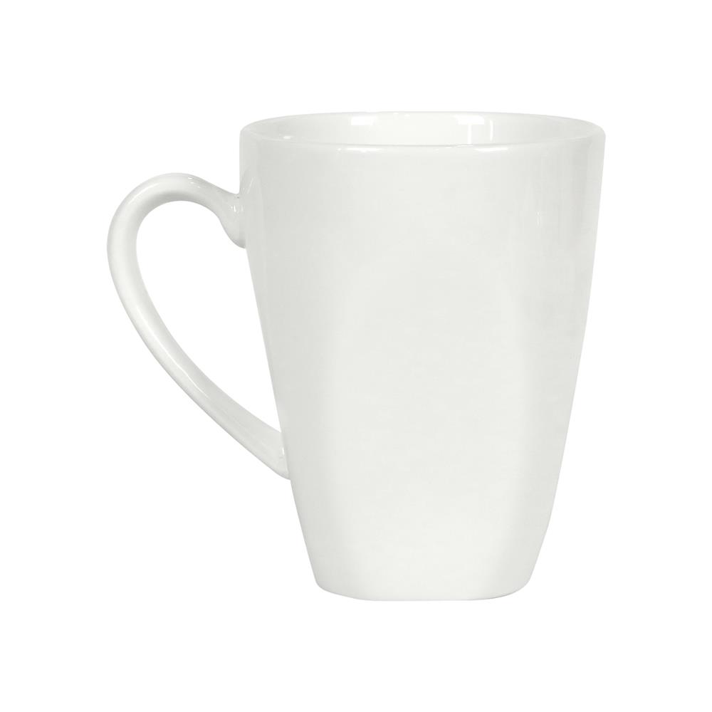 ถ้วยหู PORCELAIN 300 มล. KECH SNOW PETAL สีขาว