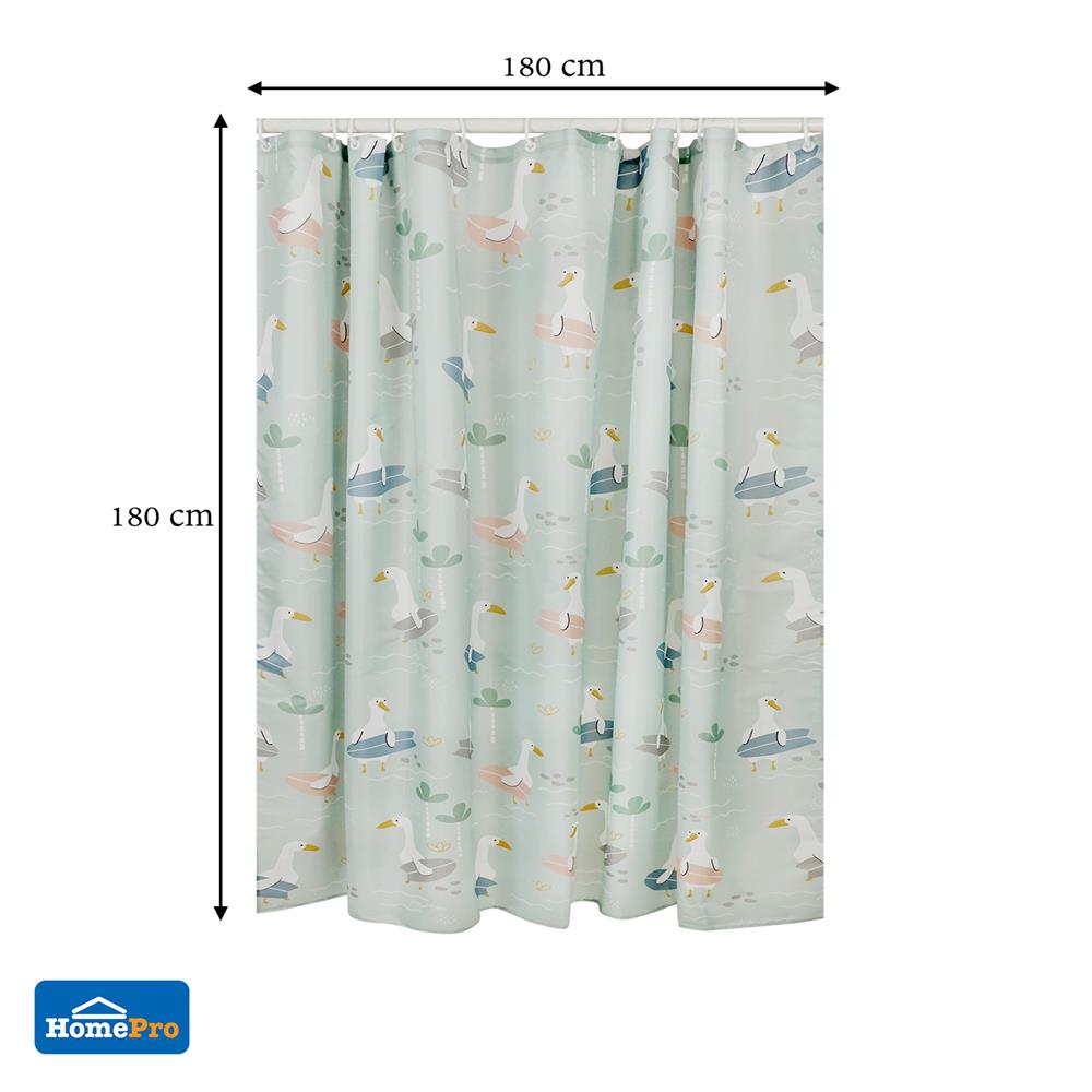 ม่านห้องน้ำ POLYESTER MOYA ACS23463A 180X180 ซม.