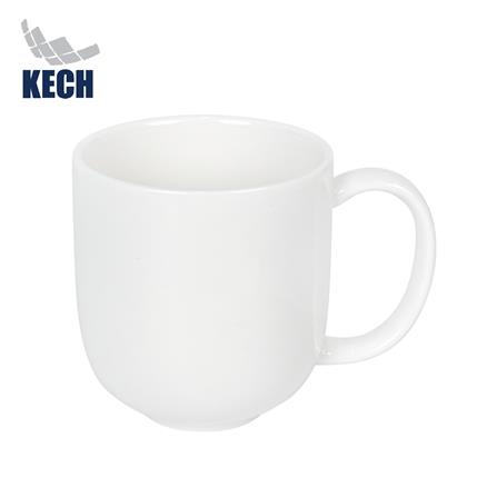 ถ้วยหู PORCELAIN 350 มล. KECH SNOW CUTE สีขาว_0