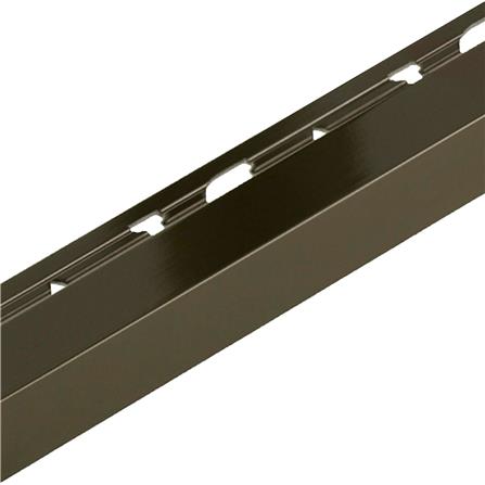 คิ้วอะลูมิเนียมแบบเหลี่ยม DP 14 มม. 2 ม. สีโอ๊คไฮกลอส_1