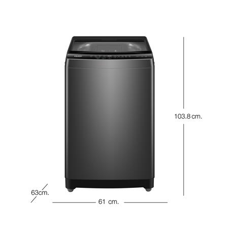 เครื่องซักผ้าฝาบน HAIER HWM150-316S6 15 กก. สีเทา_8