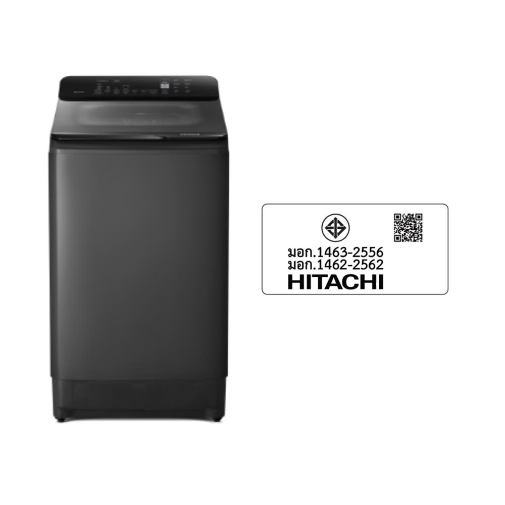 เครื่องซักผ้าฝาบน HITACHI LTL12MVW0T GG 12 กก. อินเวอร์เตอร์ สีเทา