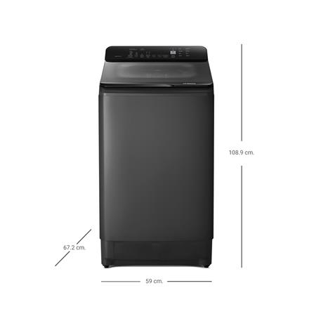 เครื่องซักผ้าฝาบน HITACHI LTL12MVW0T GG 12 กก. อินเวอร์เตอร์ สีเทา_4