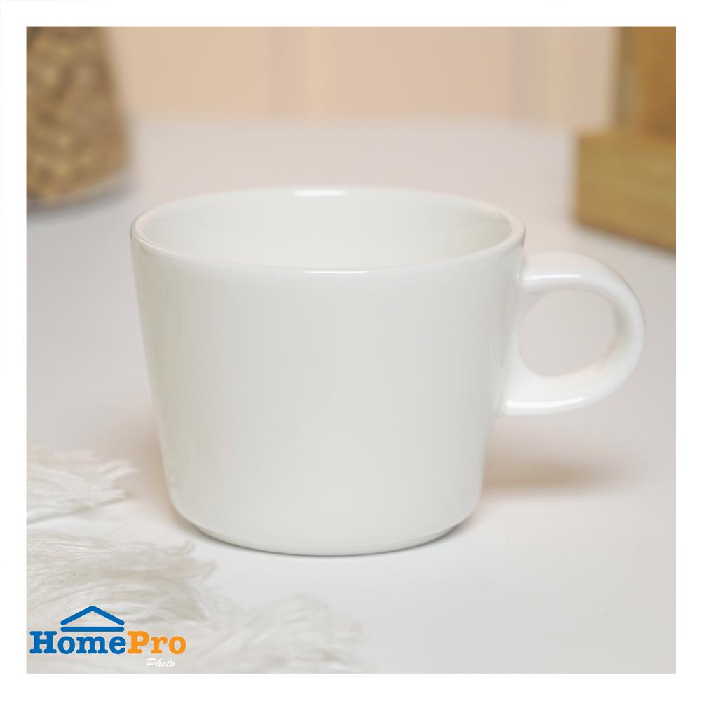 ถ้วยหู PORCELAIN 90 มล. KECH SNOW CUP สีขาว