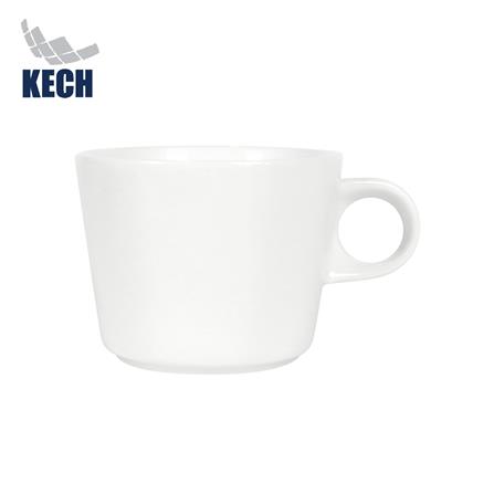ถ้วยหู PORCELAIN 90 มล. KECH SNOW CUP สีขาว_0