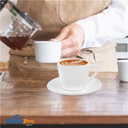 ชุดกาแฟเหลี่ยม แก้วโอปอล KECH AURA SQUARE 220 มล._3