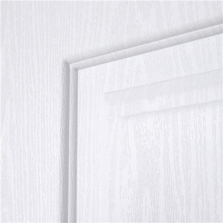 ประตูภายนอก UPVC AZLE PZN4 80X200 ซม. สีขาว เจาะลูกบิด_4