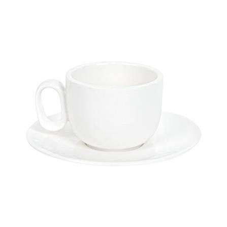 ชุดถ้วยกาแฟ PORCELAIN 90 มล. KECH SNOW MIN สีขาว_3