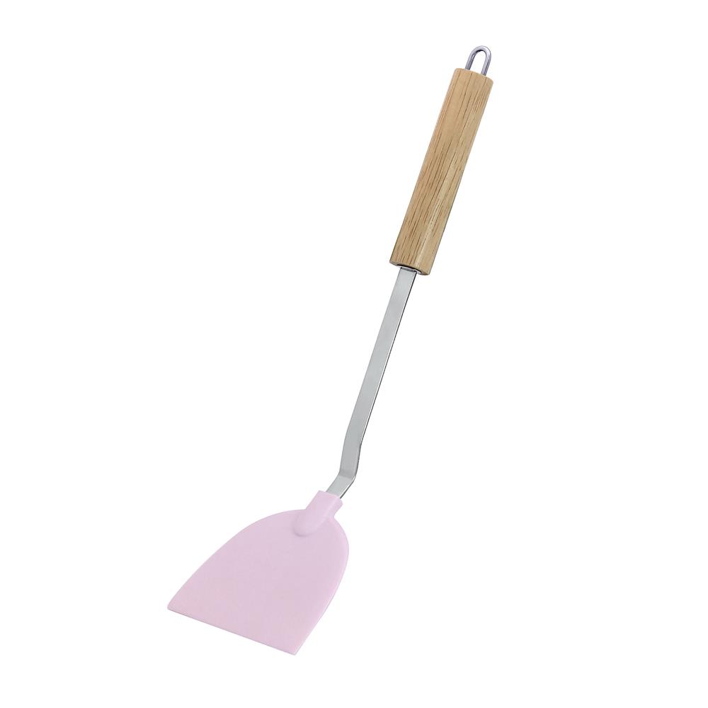 ตะหลิวจีนเล็ก 32 ซม. KECH PINKY ด้ามไม้