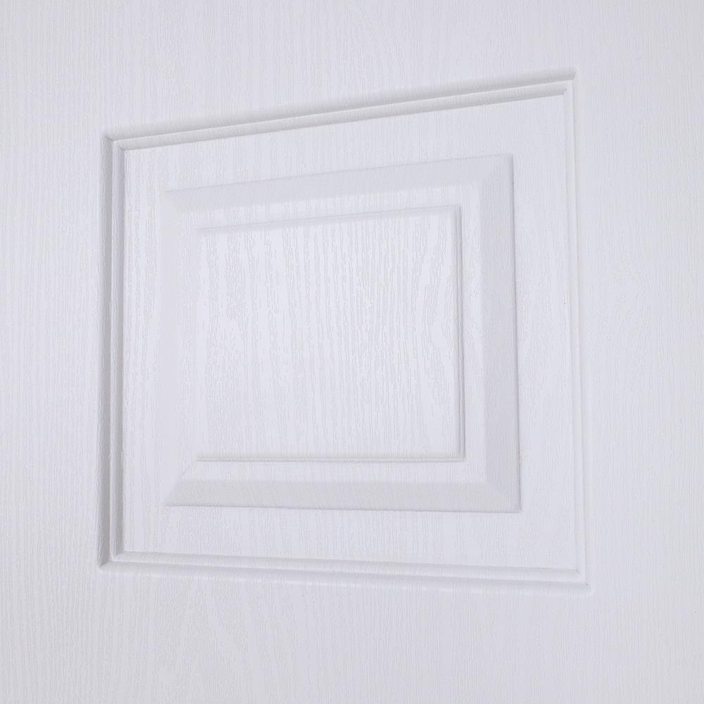 ประตูภายนอก UPVC AZLE PZN3 80X200 ซม. สีขาว เจาะลูกบิด