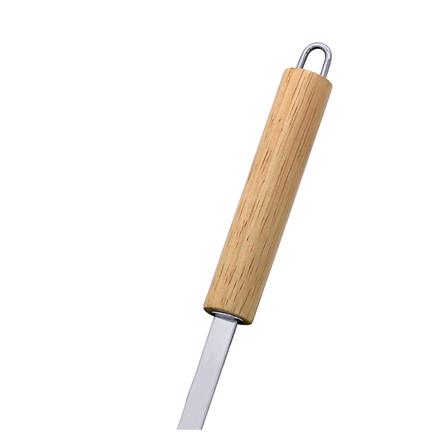 ตะหลิวเหลี่ยมร่อง 36 ซม. KECH PINKY ด้ามไม้_4