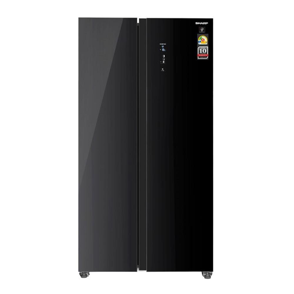 ตู้เย็น SIDE BY SIDE SHARP SJ-SBS600P-BK 21 คิว กระจกดำ อินเวอร์เตอร์_0