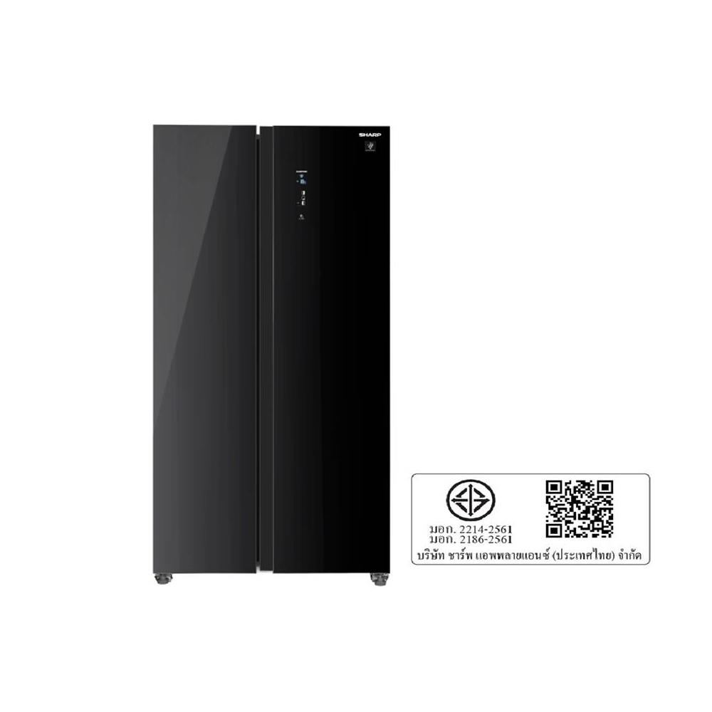 ตู้เย็น SIDE BY SIDE SHARP SJ-SBS600P-BK 21 คิว กระจกดำ อินเวอร์เตอร์