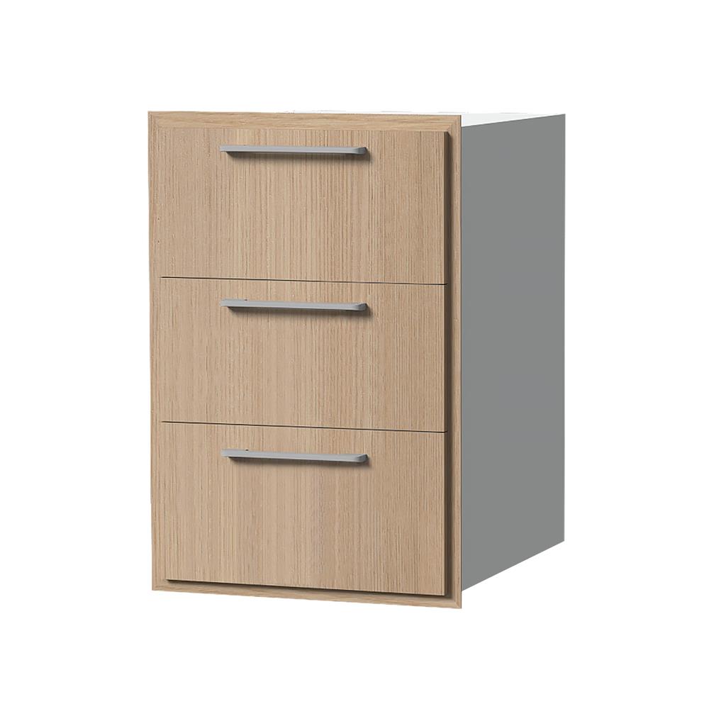 ตู้ลิ้นชัก 3 ชั้น CABIN JUNO 44x64 ซม. สีบีช