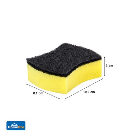 ฟองน้ำพร้อมใยขัด ACCO C-NAMI 10.2x8.1x3 ซม. แพ็ก 5 ชิ้น_6