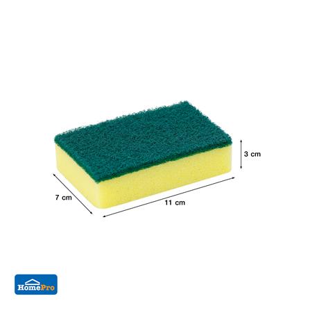 ฝอยสเตนเลส 2 ชิ้น และฟองน้ำพร้อมใยขัด 1 ชิ้น ACCO C-NAMI_6