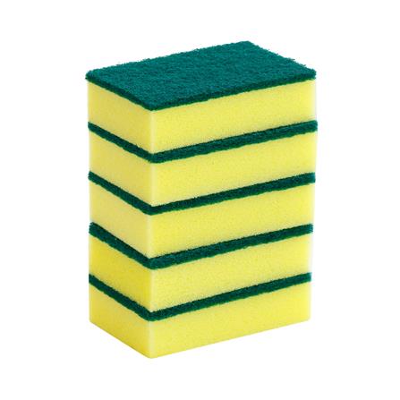 ฟองน้ำพร้อมใยขัด ACCO C-NAMI 11x7x3 ซม. แพ็ก 5 ชิ้น_2