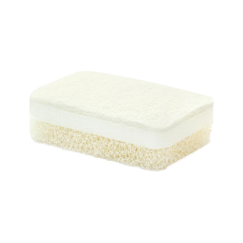 ฟองน้ำพร้อมใยขัดหนา 3 ชั้น ACCO C-NAMI 11x7x3.5ซม. แพ็ก 5 ชิ้น