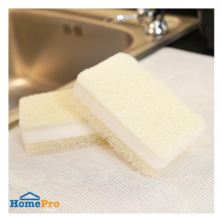 ฟองน้ำพร้อมใยขัดหนา 3 ชั้น ACCO C-NAMI 11x7x3.5ซม. แพ็ก 5 ชิ้น_4