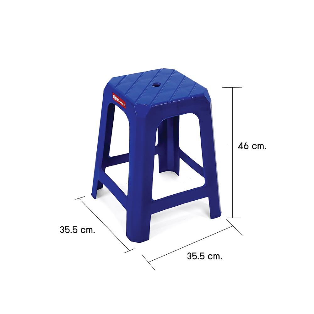 เก้าอี้พลาสติก SUPERWARE CH-37 สีน้ำเงิน