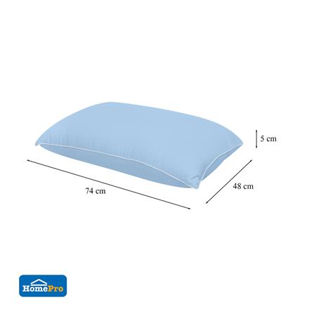 หมอนหนุน ใยสังเคราะห์ HOME LIVING STYLE MOCHI 19x29 นิ้ว สีฟ้า_9