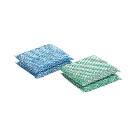 ฟองน้ำหุ้มตาข่ายซิลเวอร์ ACCO C-NAMI 12.5x9x1.8 ซม. แพ็ก 4 ชิ้น_2