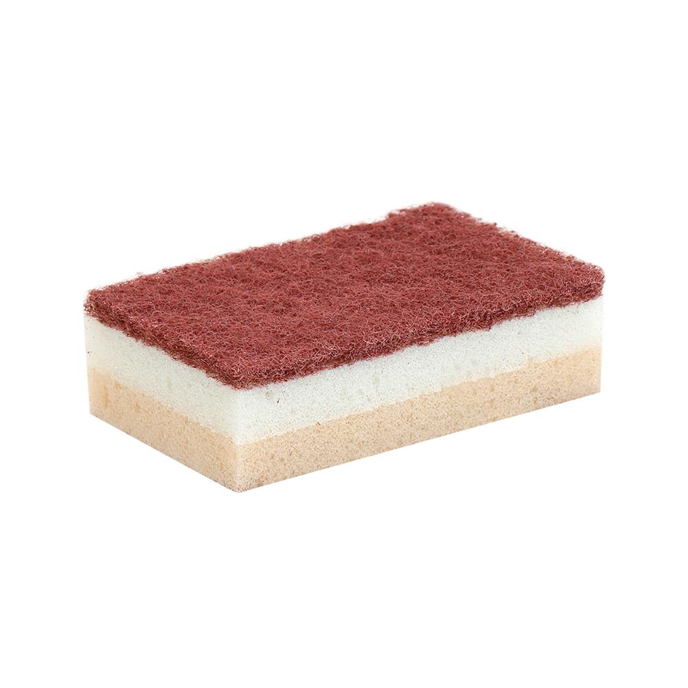 ฟองน้ำเซลลูโลสพร้อมใยขัด 3 ชั้น ACCO C-NAMI 11x7x3.5 ซม. แพ็ก 5 ชิ้น