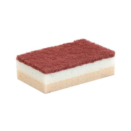 ฟองน้ำเซลลูโลสพร้อมใยขัด 3 ชั้น ACCO C-NAMI 11x7x3.5 ซม. แพ็ก 5 ชิ้น_3