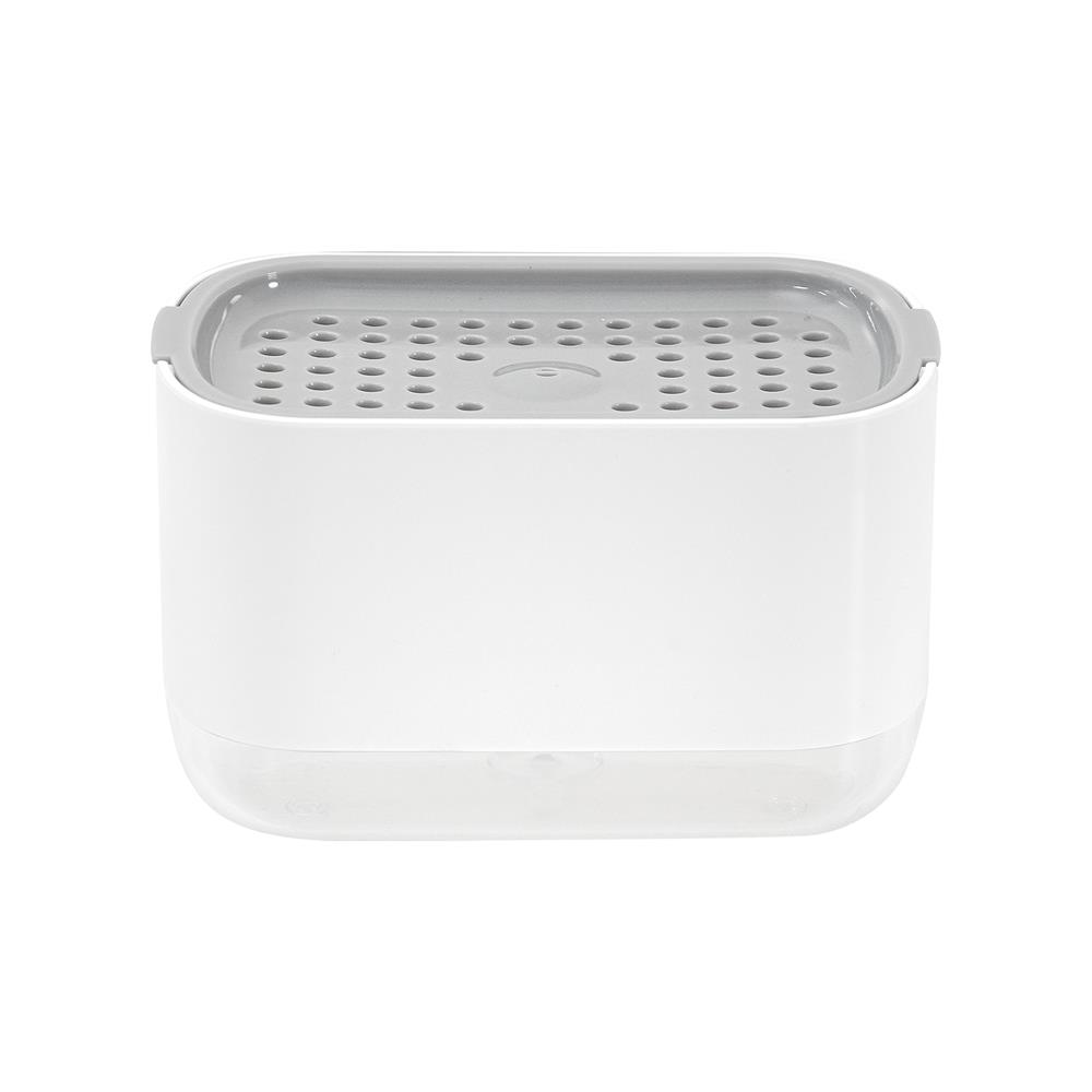 กล่องวางฟองน้ำพร้อมกดน้ำยาล้างจาน ACCO 330 มล. สีขาว