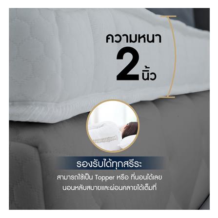 แผ่นรองนอน 3.5 ฟุต DUNLOPILLO FIRMA LATEX I_9