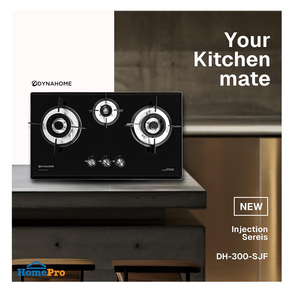 เตาฝังแก๊ส DYNA HOME DH-300-SJF 78 ซม.