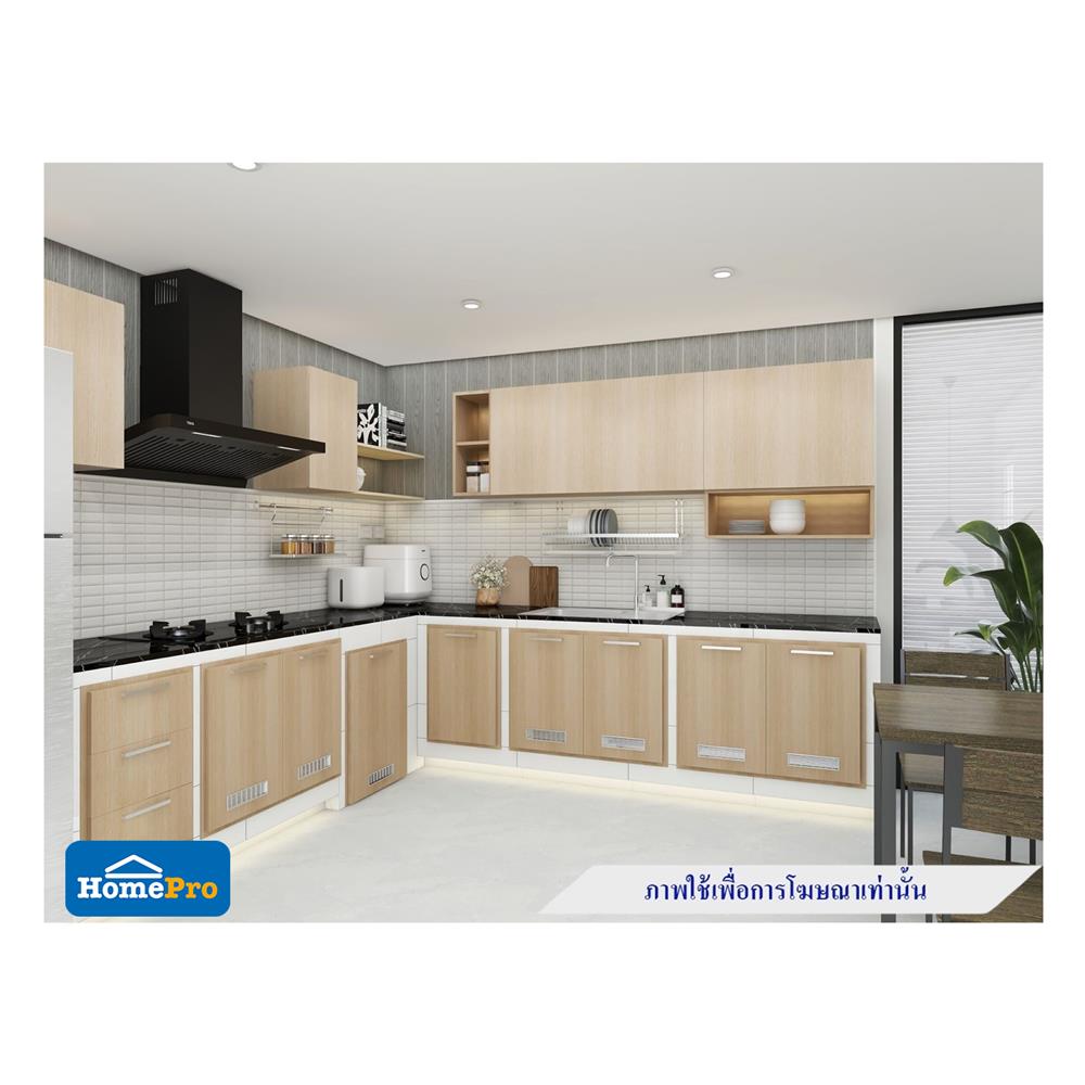 หน้าบานคู่ UPVC CABIN JUNO 84.5x64.5 ซม. สีบีช