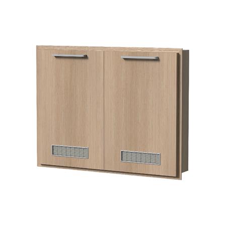 หน้าบานคู่ UPVC CABIN JUNO 84.5x64.5 ซม. สีบีช_1