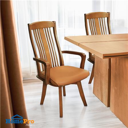 เก้าอี้ห้องอาหารหมุนได้ FURDINI SYMPHONY สี LIGHT WALNUT_3