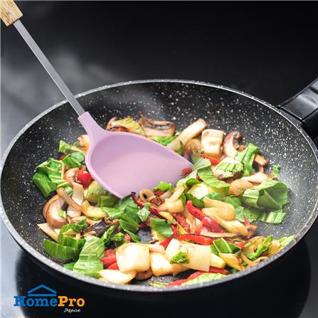 ตะหลิวจีนหนา 37 ซม. KECH PINKY ด้ามไม้_6