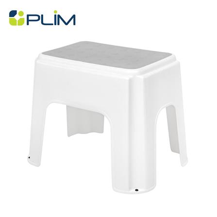 เก้าอี้เหลี่ยมเตี้ย PLIM 24X34X30 ซม. สีขาว_0