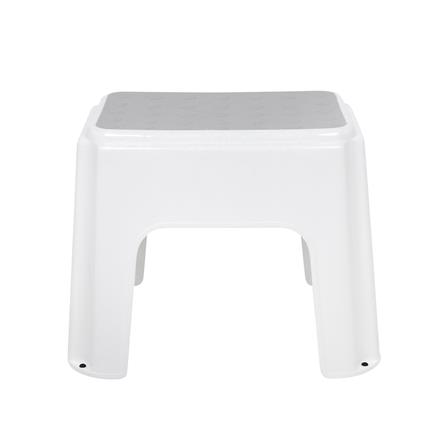 เก้าอี้เหลี่ยมเตี้ย PLIM 24X34X30 ซม. สีขาว_1