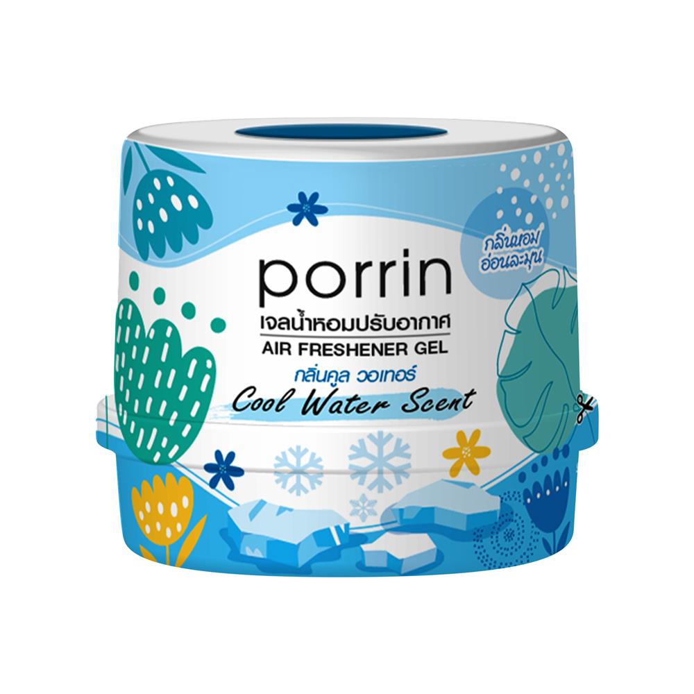 เจลปรับอากาศ PORRIN COOL WATER 180 กรัม แพ็ก 3 ชิ้น