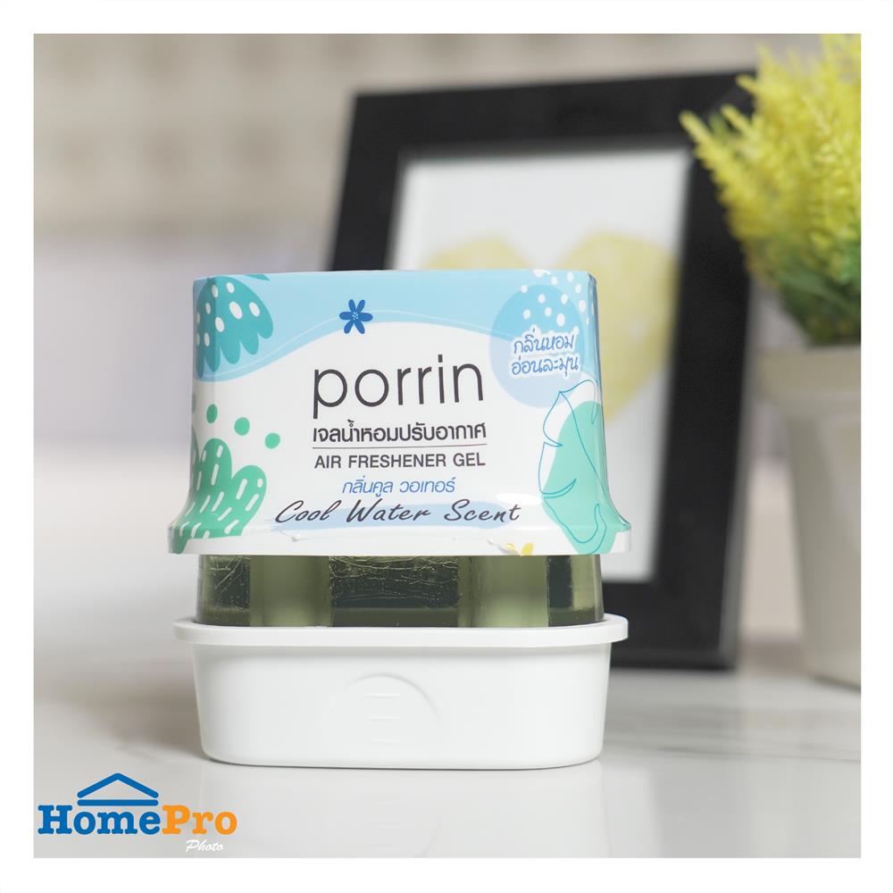 เจลปรับอากาศ PORRIN COOL WATER 180 กรัม แพ็ก 3 ชิ้น