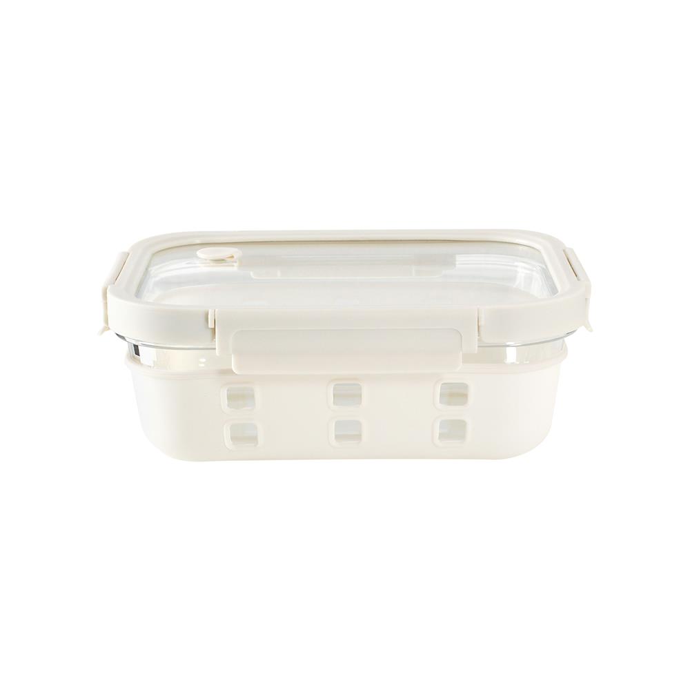 กล่องอาหารแก้ว KECH PEARLA 1.52 ลิตร สีครีม