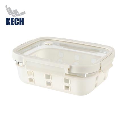 กล่องอาหารแก้ว KECH PEARLA 1.52 ลิตร สีครีม_0